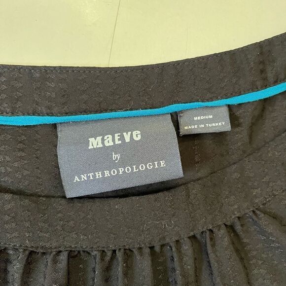 Anthropologie Maeve Iris Peplum Blouse Medium - Picture 3 of 9